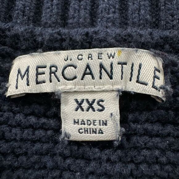 J. Crew Mercantile Women’s Blue Knit Sweater Size XXS Blue Color Round Neck - Picture 6 of 12